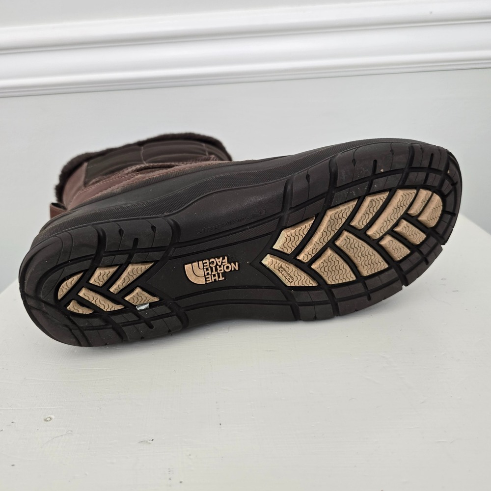 The North Face Women Chilkat III Waterproof Pull-On Boot 10 Brown Winter Outdoor - Picture 11 of 12